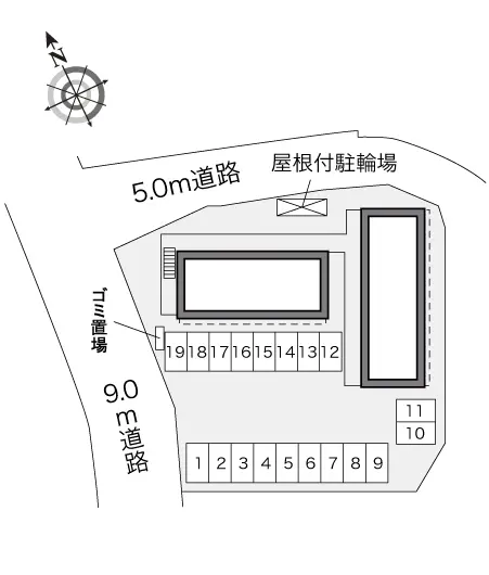 ★手数料０円★富士宮市小泉　月極駐車場（LP）